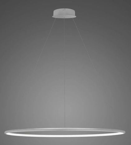 Altavola Design Led Shape závěsné svítidlo 1x38 W stříbrná LA073/P_100_in_4k_silver_dimm