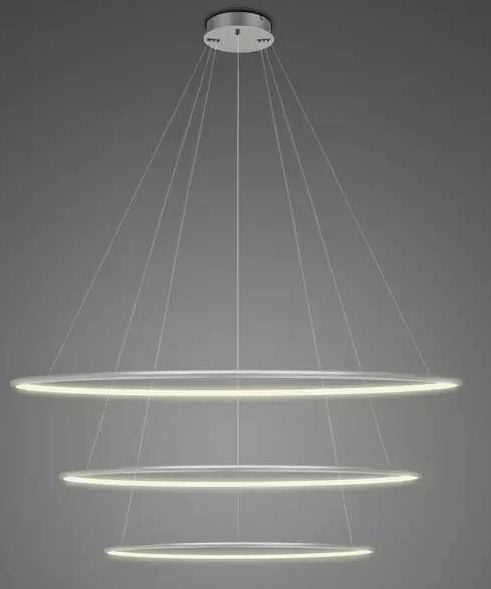 Altavola Design Led Shape závěsné svítidlo 1x91 W stříbrná LA075/P_100_in_3k_silver