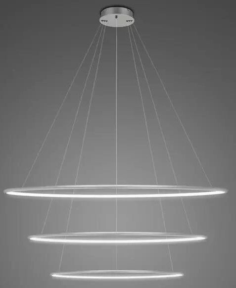 Altavola Design Led Shape závěsné svítidlo 1x91 W stříbrná LA075/P_100_in_4k_silver