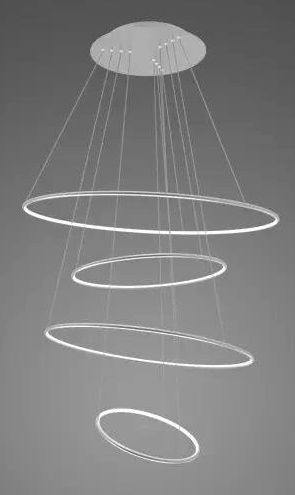 Altavola Design Led Shape závěsné svítidlo 1x106 W stříbrná LA084/P_100_in_3k_silver_dimm
