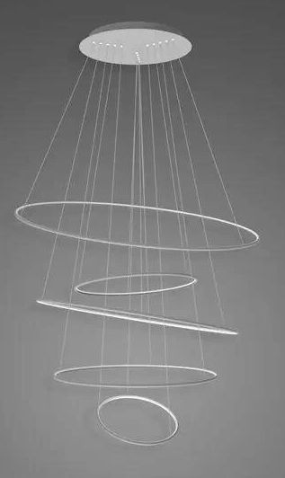 Altavola Design Led Shape závěsné svítidlo 1x151 W stříbrná LA085/P_120_in_3k_silver_dimm