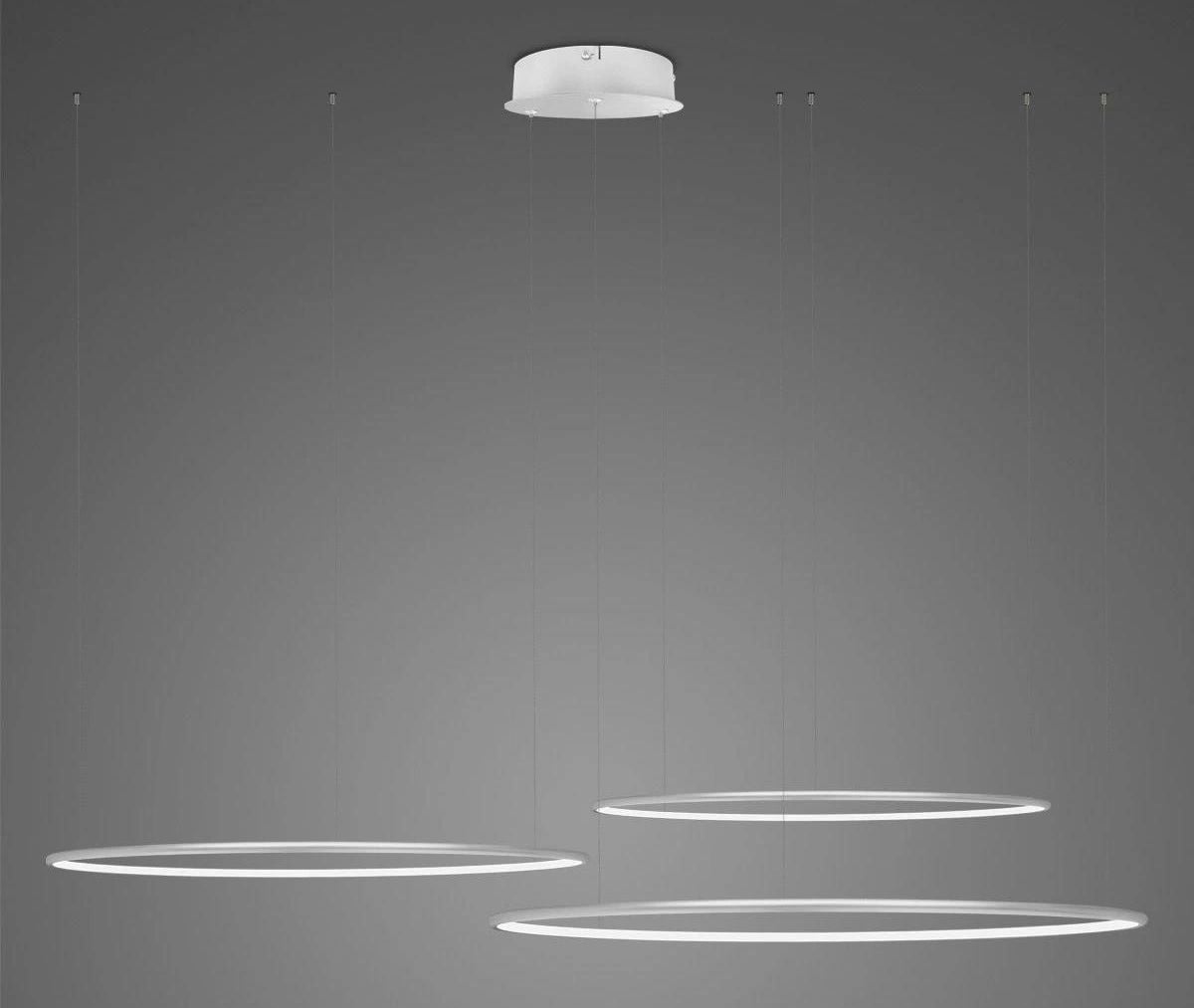 Altavola Design Led Shape závěsné svítidlo 1x68 W stříbrná LA075/CO3_80_in_3k_silver_dimm