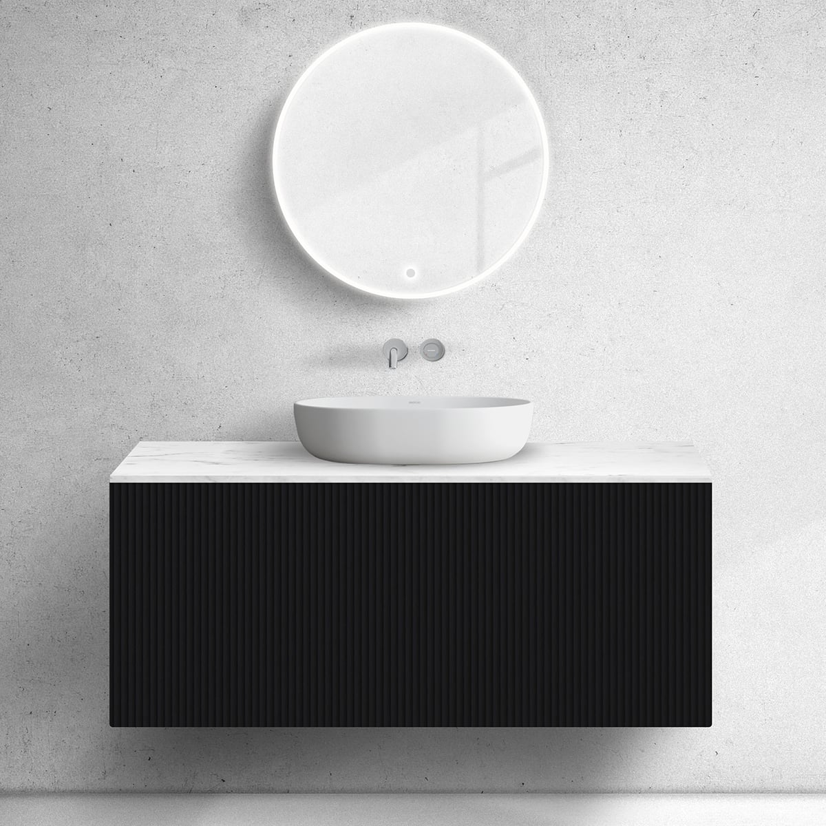 Sada skříňka Oltens Lun 60030300, deska na skříňku Oltens Lun 63027000