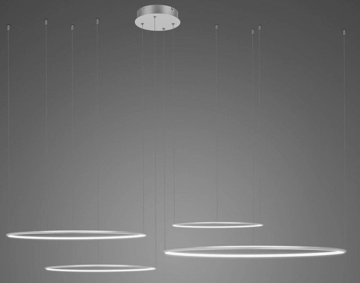 Altavola Design Led Shape závěsné svítidlo 1x106 W stříbrná LA084/CO4_100_in_4k_silver