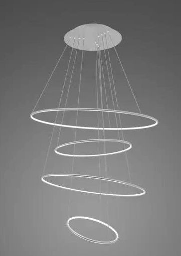 Altavola Design Led Shape závěsné svítidlo 1x106 W stříbrná LA084/P_100_in_3k_silver_Dali