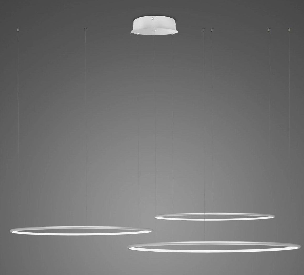 Altavola Design Led Shape závěsné svítidlo 1x68 W stříbrná LA075/CO3_80_in_4k_silver_Dali