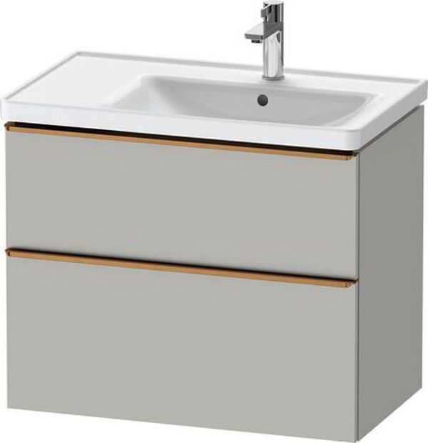 Duravit D-Neo skříňka 78.4x45.2x62.5 cm pod umyvadlo závěsná šedá DE4358004070000