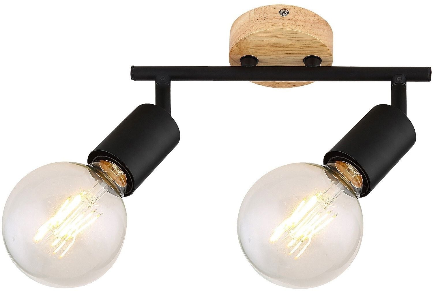 Rabalux Pablo stropní světlo 2x40 W černá 3977