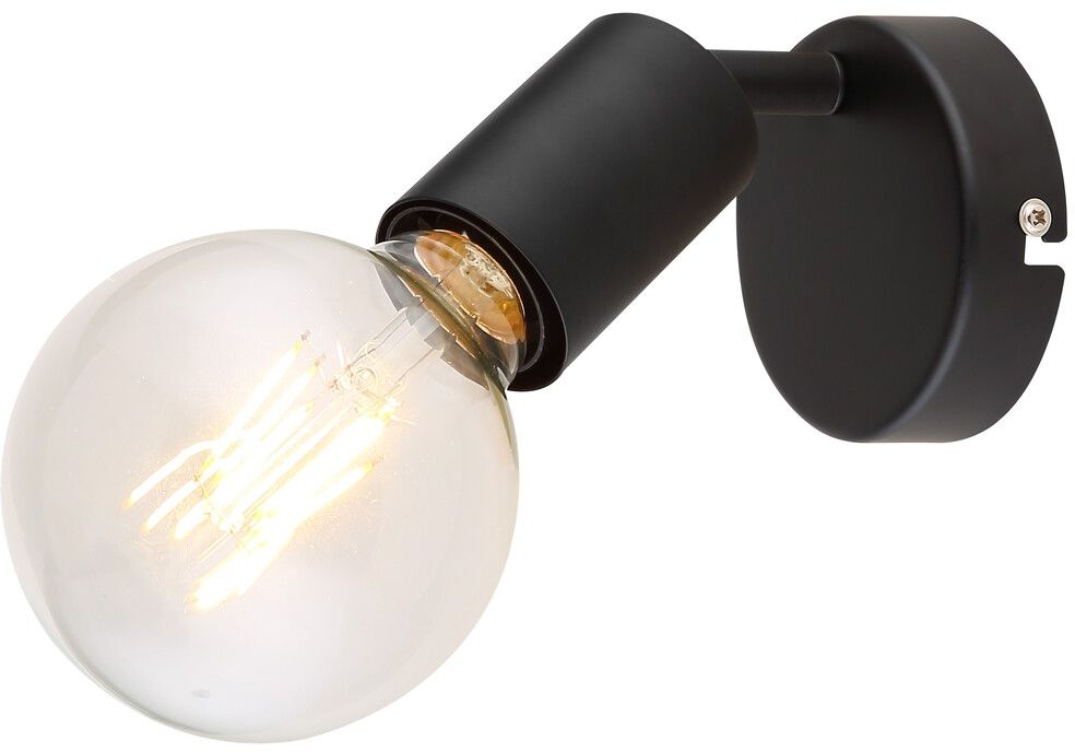 Rabalux Lamar nástěnné svítidlo 1x40 W černá 3986