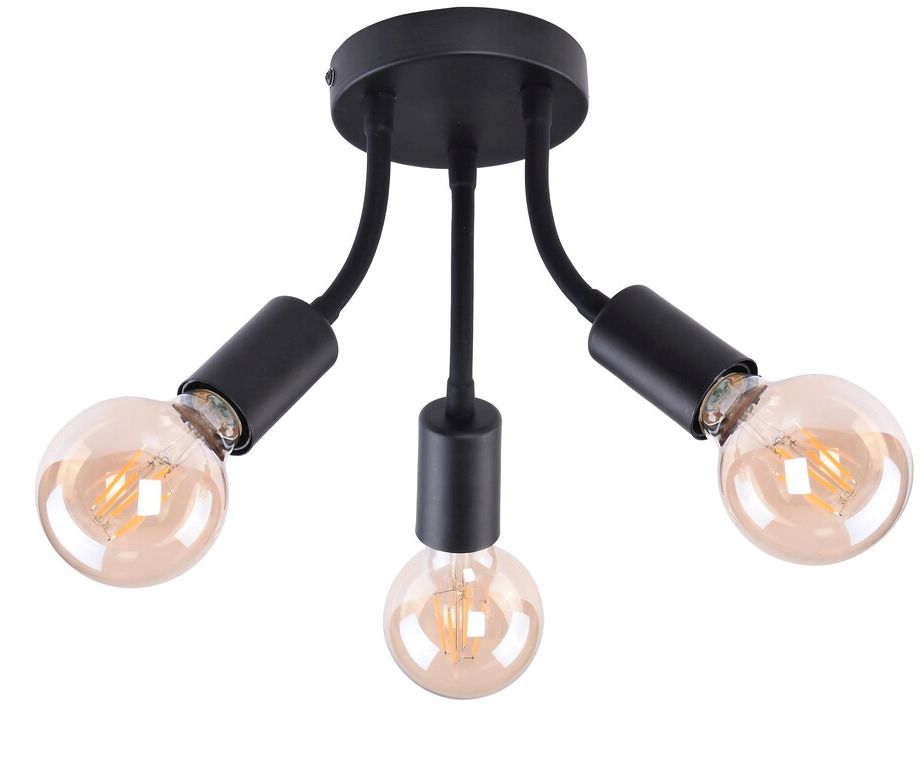 Rabalux ALMUS stropní světlo 3x60 W černá 6808