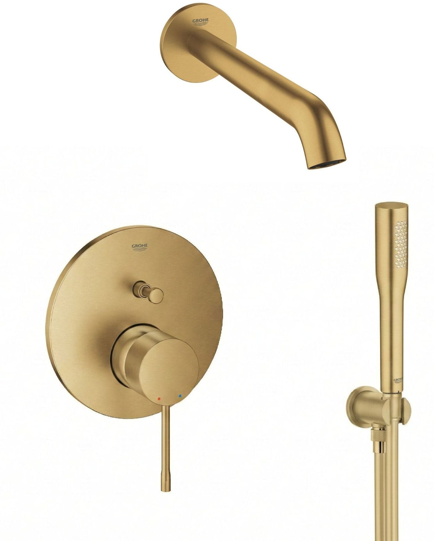 Sada vanová baterie Grohe Essence 24058GN1, výtok baterie Grohe Essence 13449GN1, 26658GN0, 27400GN0, 28362GL1