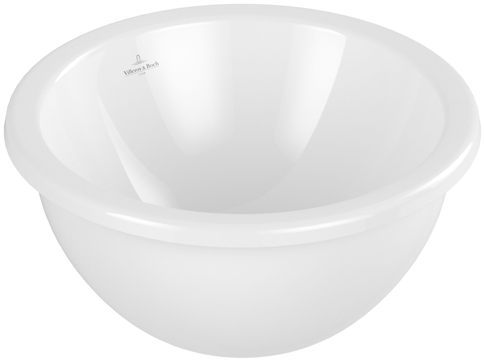 Villeroy & Boch Loop & Friends umyvadlo 39x39 cm kulatý pod pult bílá 4A510101