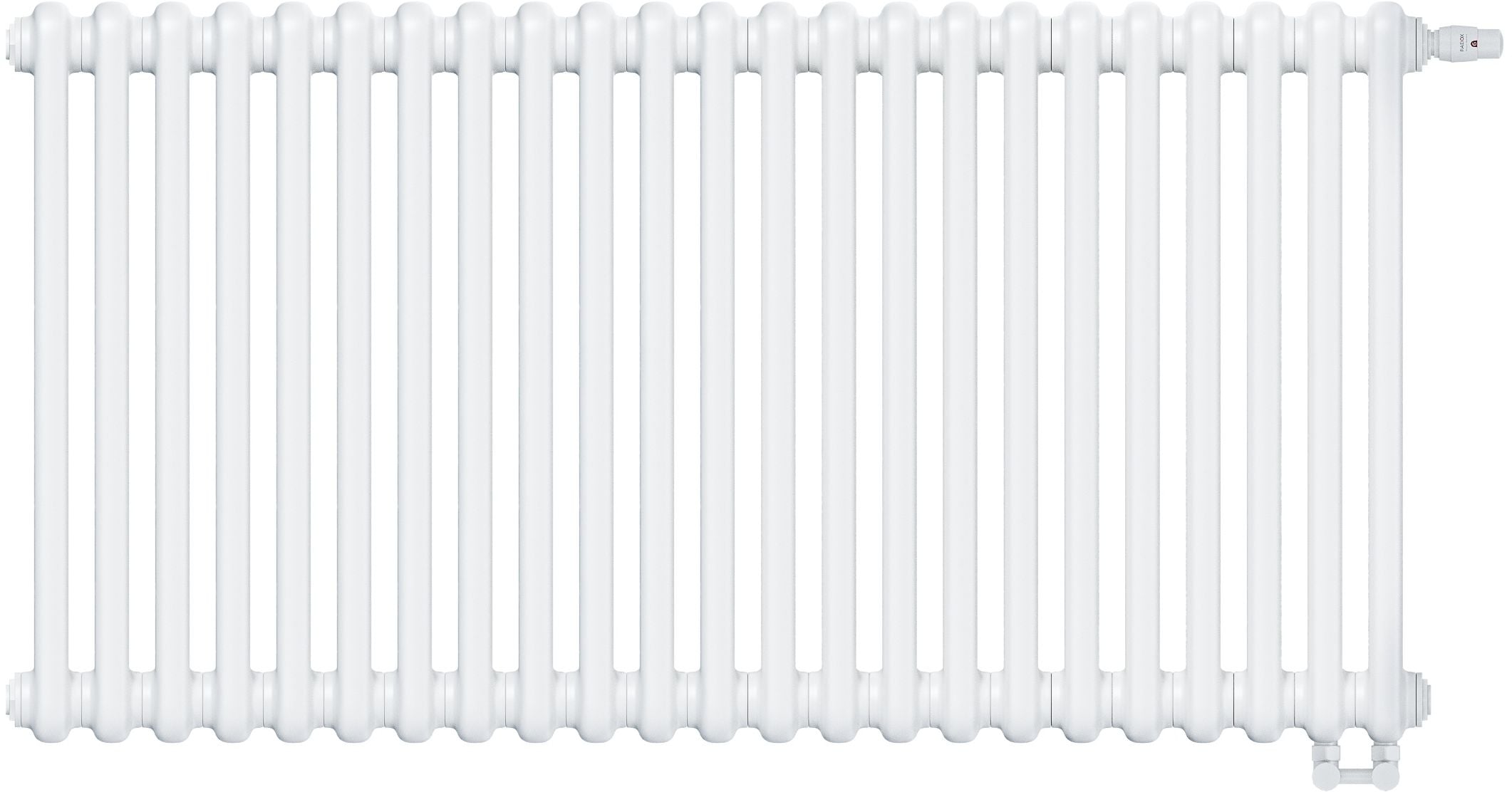 Irsap Tesi 3 pokojový radiátor 56.5x103.5 cm podłączenie spodní bílá IRS-TES-3056-23-B-25