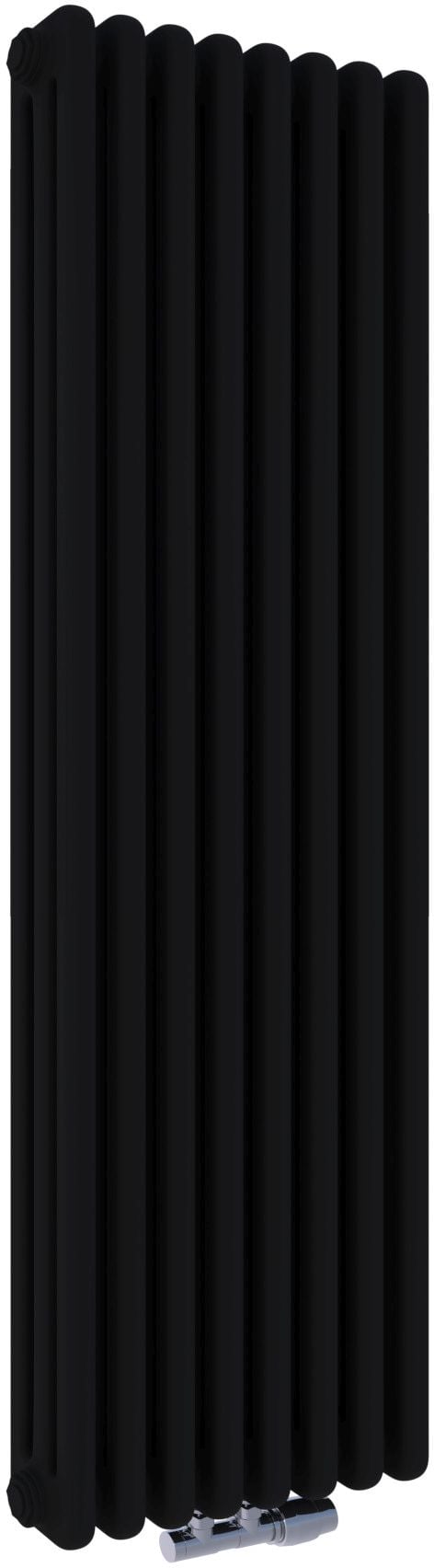 Irsap Tesi 2 pokojový radiátor 90x36 cm podłączenie spodní černá IRS-TES-2090-08 K1-5