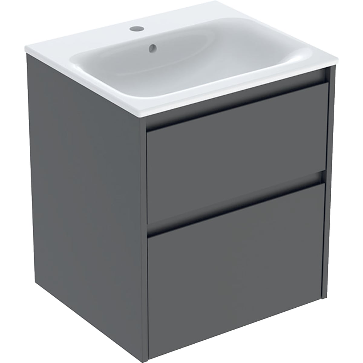 Geberit Selnova Square umyvadla se skříňkou 55 cm 504.137.JK.1