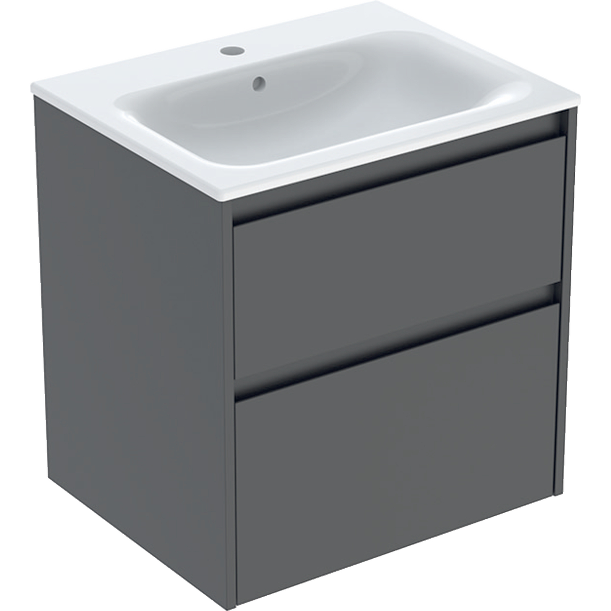 Geberit Selnova Square umyvadla se skříňkou 60 cm 504.138.JK.1