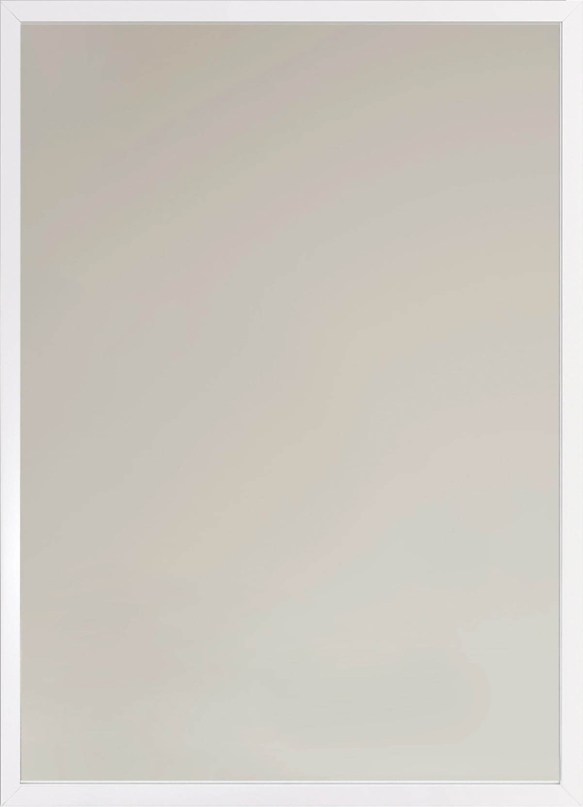Ars Longa Linea zrcadlo 53x43 cm obdélníkový bílá LINEA4050-B