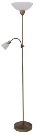 Rabalux stojací lampa 2x60 W hnědá 4019