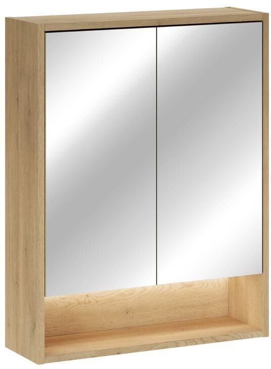 Comad Viola skříňka 60x19x77 cm se zrcadlem dub CREMONA UN 84-60-2D