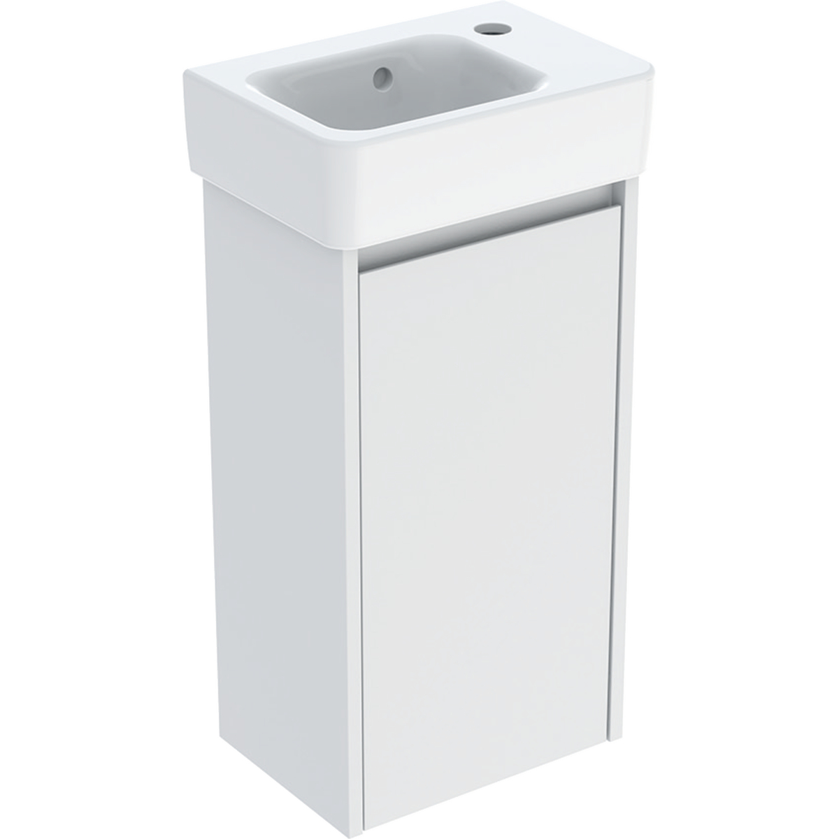 Geberit Selnova Square umyvadla se skříňkou 36 cm bílá 504.130.00.1