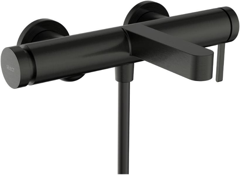 Hansgrohe Finoris vanová baterie na stěnu černá 76420340