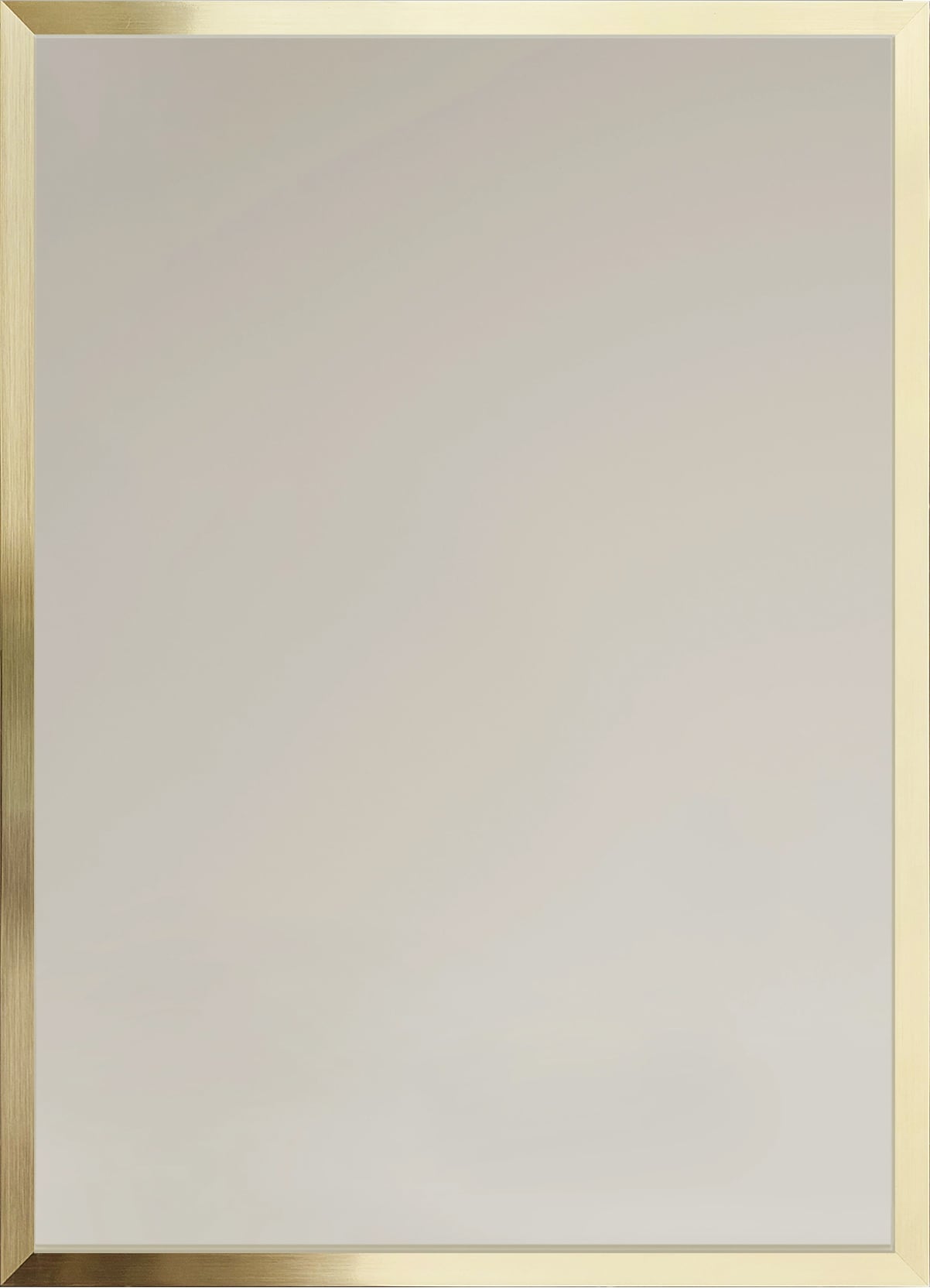 Ars Longa Linea zrcadlo 73x73 cm čtvercový zlatá LINEA7070-ZS
