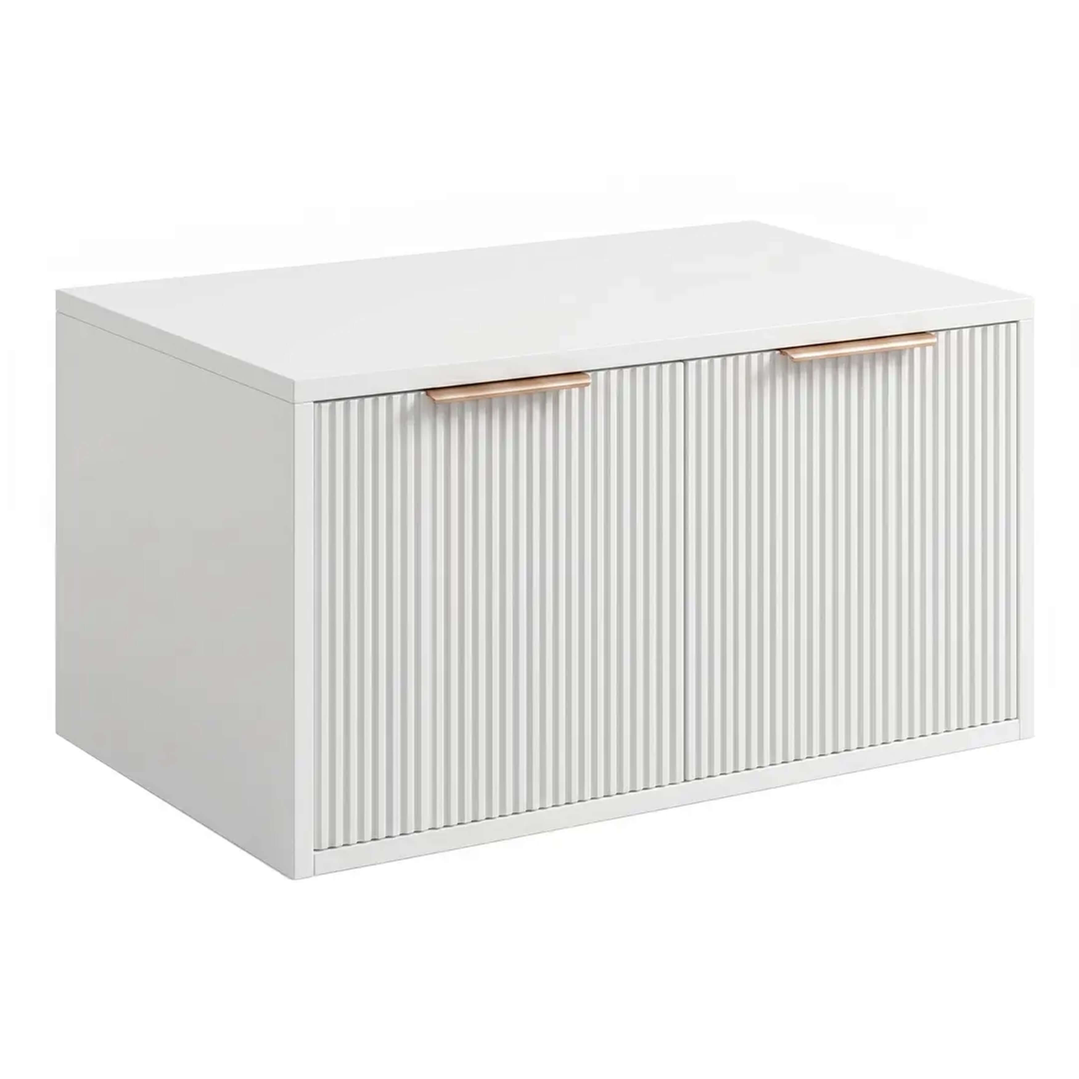 Rea Core skříňka 80x47x40 cm pod umyvadlo závěsná bílá REA-M0401