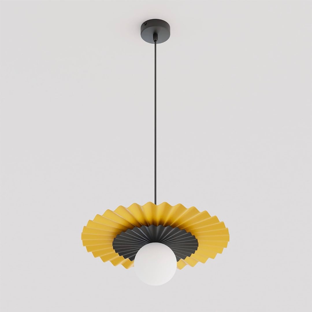 Emibig Umbra závěsné svítidlo 1x8 W černá-oranžová 1733/1