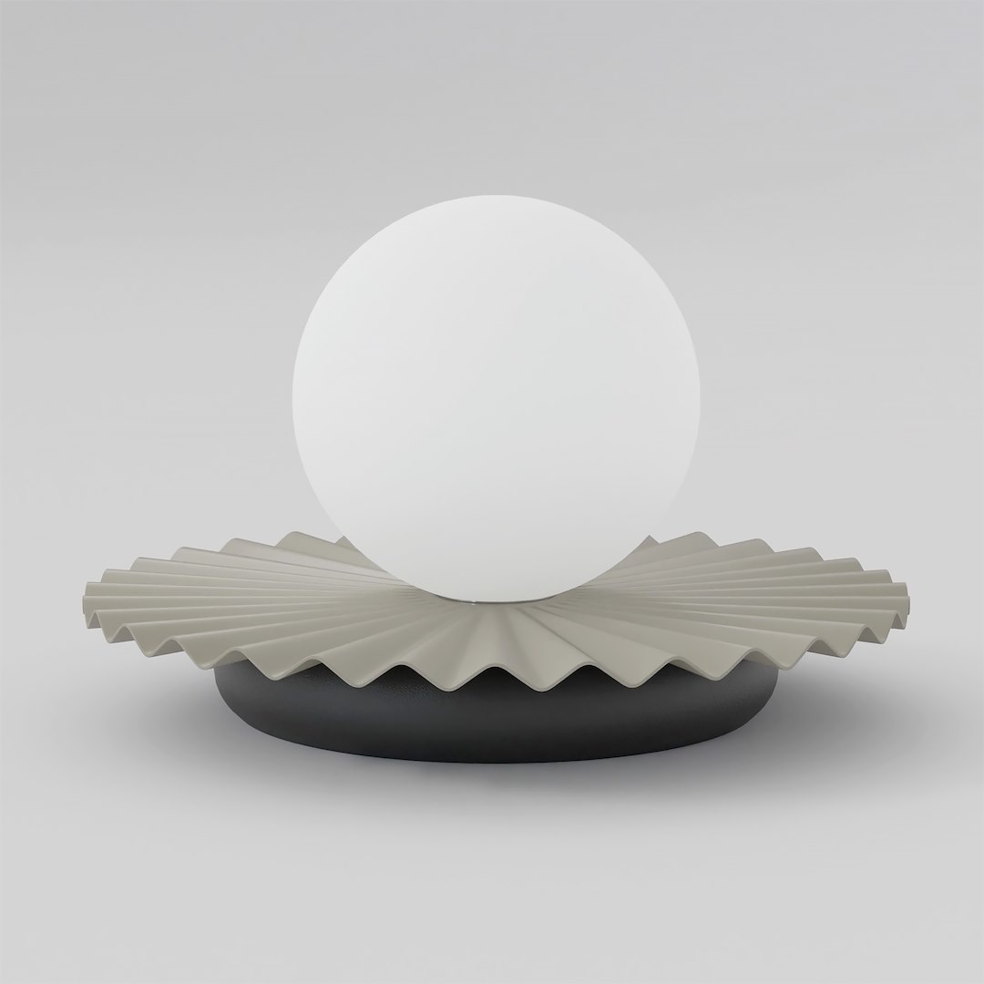 Emibig Umbra stolní lampa 1x8 W černá-hnědá 1731/LN1