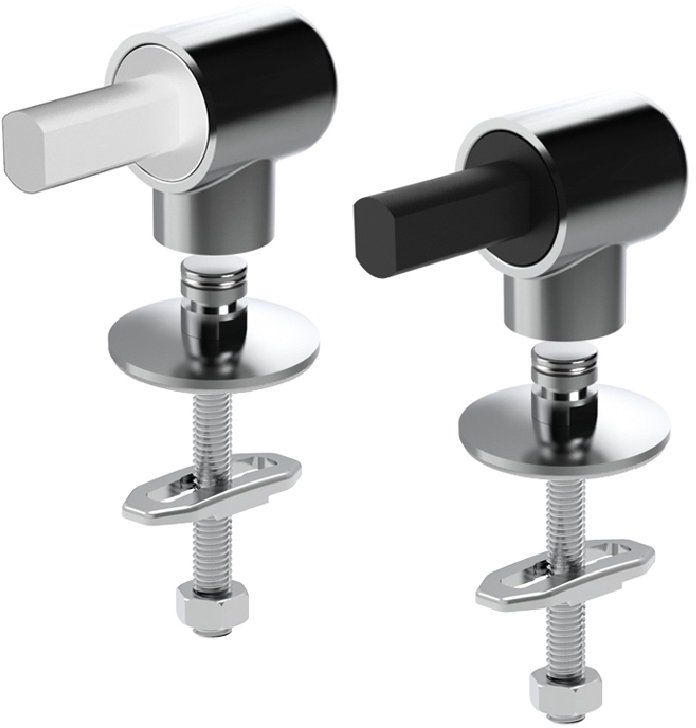 Ceramica Dolomite Mirto Round závěsy (panty) záchodového prkénka VS373CR