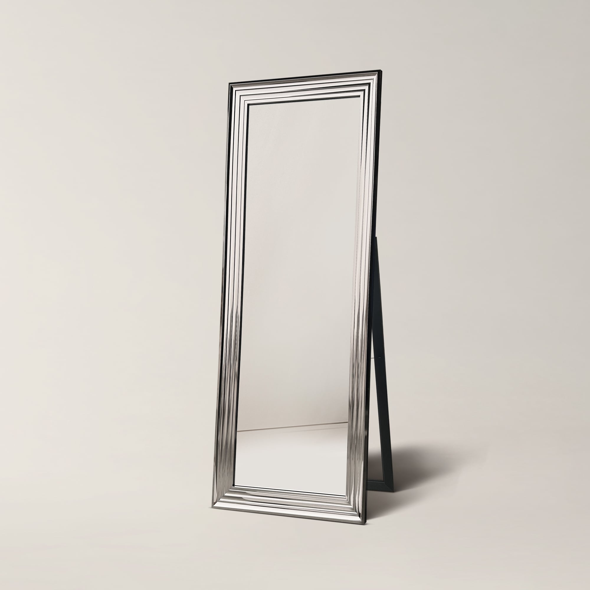 Ars Longa Malaga zrcadlo 64.6x174.6 cm obdélníkový nikl LS-MALAGA50160-N