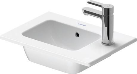 Duravit ME by Starck umyvadlo 43x30 cm obdélníkový nábytkový bílá lesk 072343AC41
