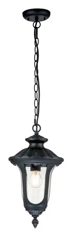 Elstead Lighting Chicago závěsné svítidlo 1x60 W černá CC8-S-BK