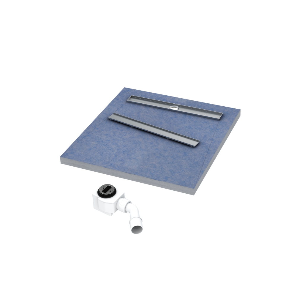 Schedline Esco-Line S4 sprchová vanička pro instalaci do obkladu 90 cm chrom 10ST.4S4-9090