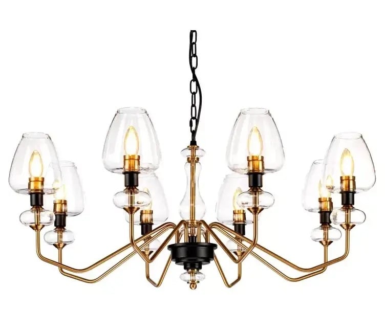 Elstead Lighting Armand závěsné svítidlo x40 W černá-mosaz DL-ARMAND8-AB