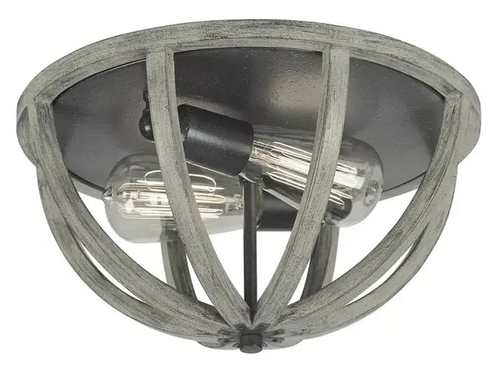 Elstead Lighting Allier nástěnné svítidlo 2x60 W dřevo-železo FE-ALLIER-F-WW