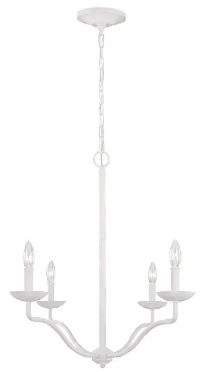 Elstead Lighting Annie závěsné svítidlo 4x40 W bílá FE-ANNIE4-PSW