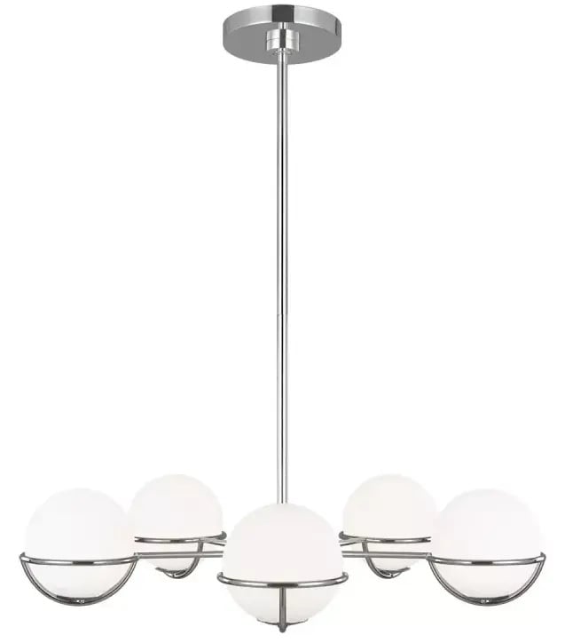 Elstead Lighting Apollo závěsné svítidlo 5x3 W nikl FE-APOLLO5-PN