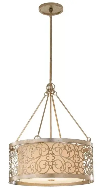 Elstead Lighting Arabesque závěsné svítidlo 4x60 W patina FE-ARABESQUE4