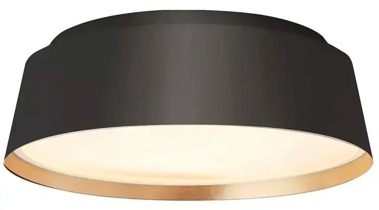 Elstead Lighting Asher nástěnné svítidlo 3x40 W černá-zlatá FE-ASHER-3F-MB
