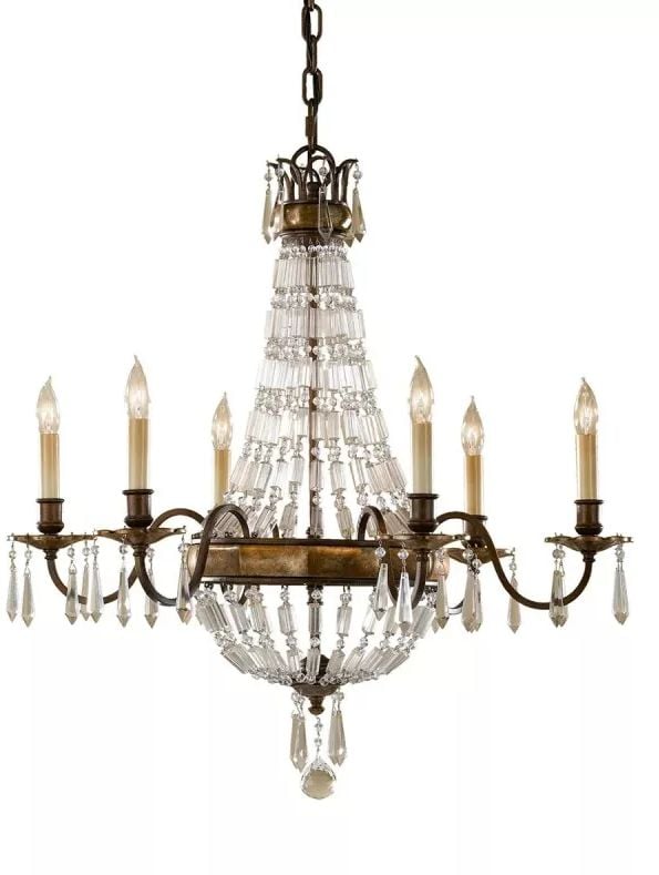 Elstead Lighting Bellini závěsné svítidlo 6x60 W hnědá FE-BELLINI6