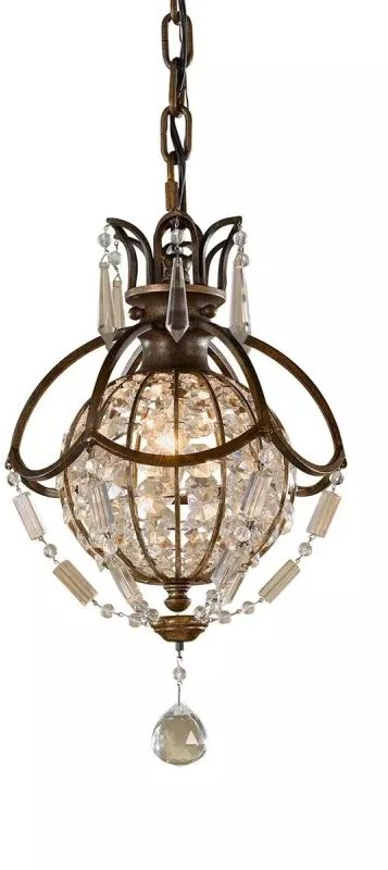 Elstead Lighting Bellini závěsné svítidlo 1x60 W hnědá FE-BELLINI-P