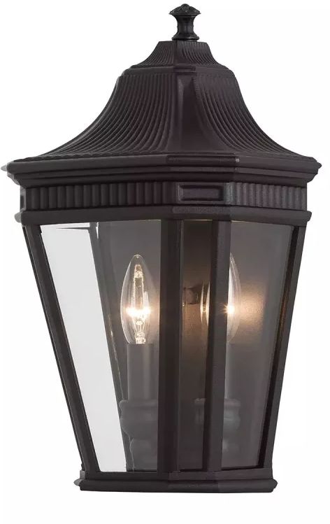 Elstead Lighting Cotswold Lane venkovní stojací lampa 2x60 W černá FE-COTSLN7-BK