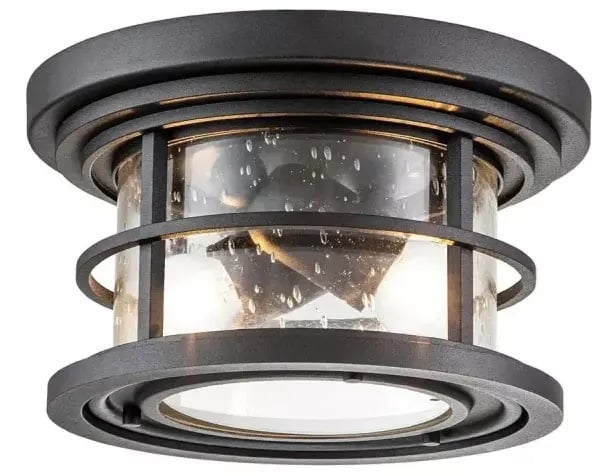 Elstead Lighting Lighthouse venkovní nástěnné svítidlo 2x60 W černá FE-LIGHTHOUSE-F-BLK