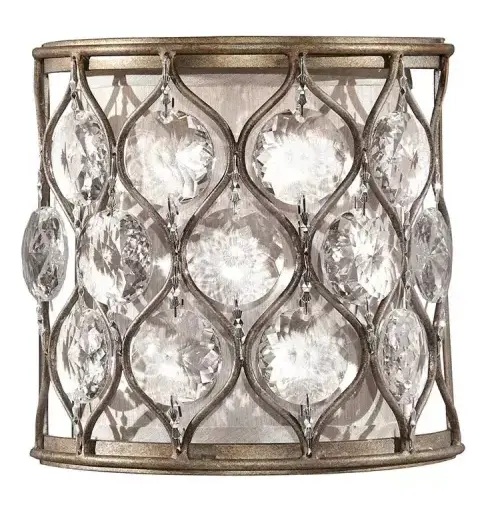 Elstead Lighting Lucia nástěnné svítidlo 1x40 W stříbrná FE-LUCIA1