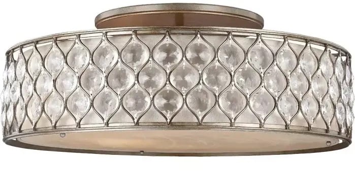 Elstead Lighting Lucia stropní světlo 6x60 W stříbrná FE-LUCIA-6SF-L