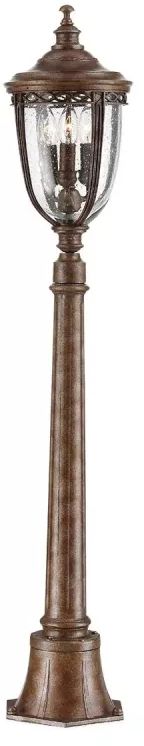 Elstead Lighting English Bridle venkovní stojací lampa 3x60 W hnědá FE-EB4-M-BRB