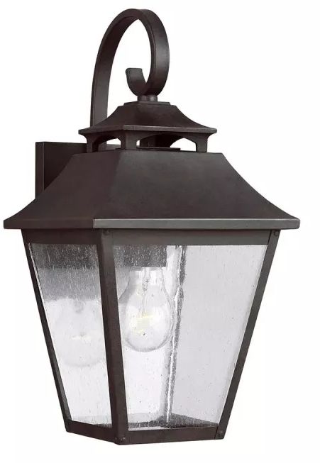 Elstead Lighting Galena venkovní nástěnné svítidlo 1x60 W hnědá FE-GALENA2-M-SBL