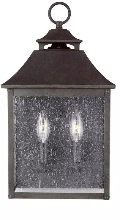 Elstead Lighting Galena venkovní nástěnné svítidlo 2x40 W hnědá FE-GALENA7-SBL