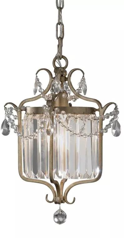 Elstead Lighting Gianna závěsné svítidlo 1x60 W stříbrná FE-GIANNA1C